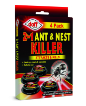 Doff 4 Pack 2-In-1 Ant Bait Station